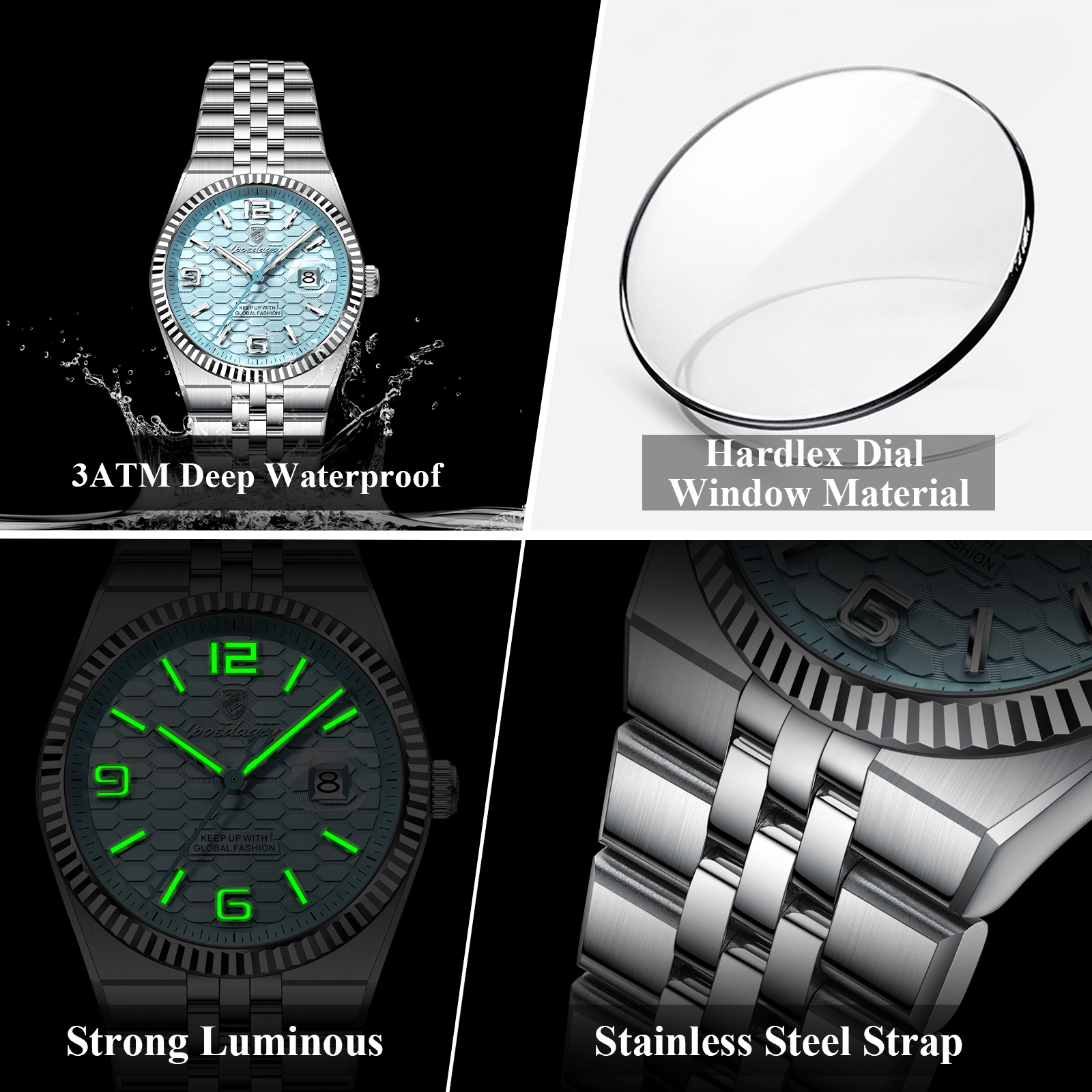 POEDAGAR Top Quartz Women's Wa - Lux Watch recension och pris
