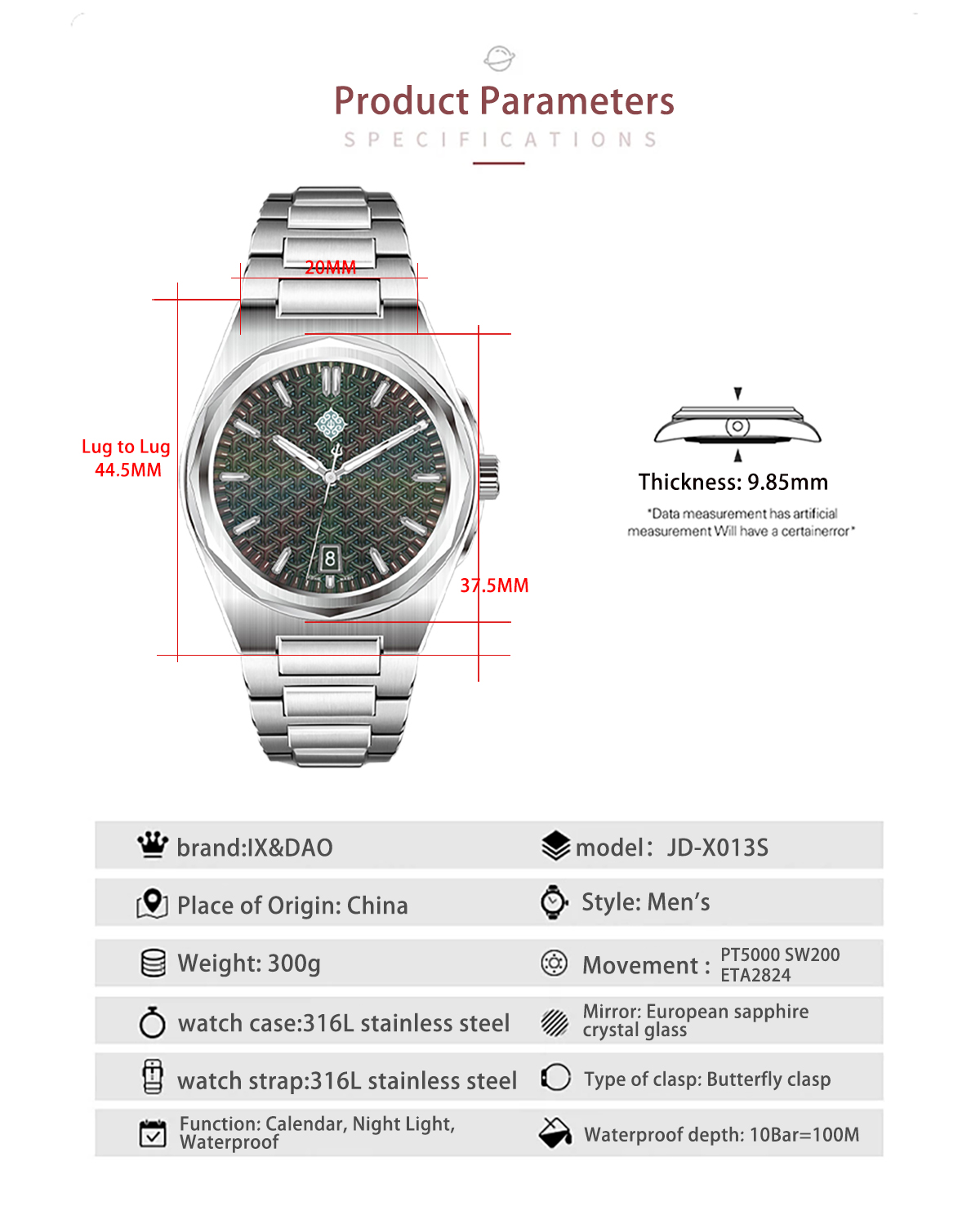 IX&DAO 2026 New Warrior 37mm M - Minute Repeater Watch recension och pris