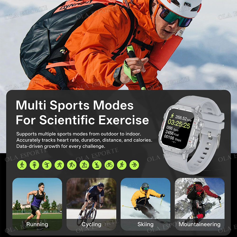 2026 Smartwatch Men Bluetooth  - Titanium Sport Watch recension och pris
