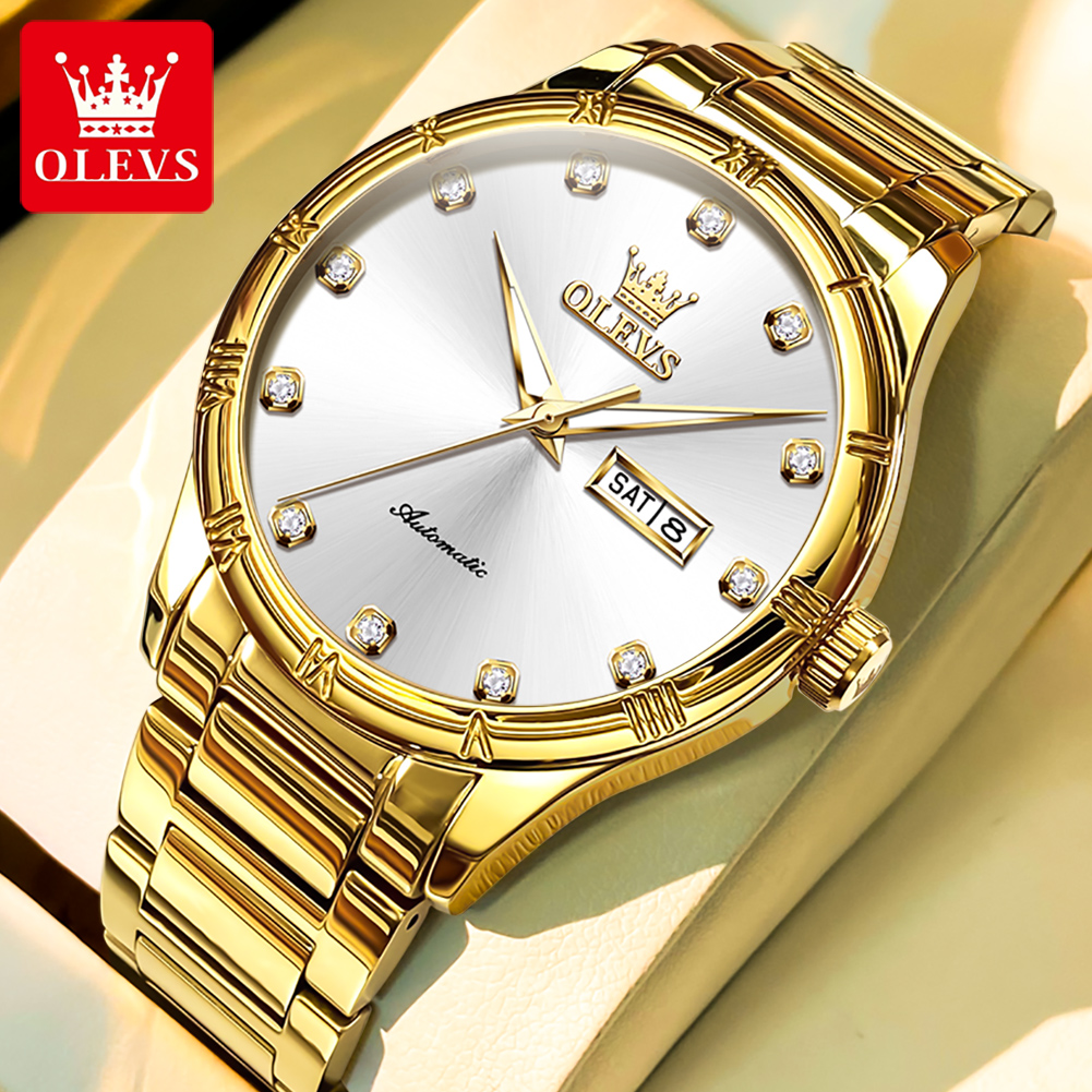 OLEVS Men's Watches Luxury Cas - Luxury Watch For Men recension och pris
