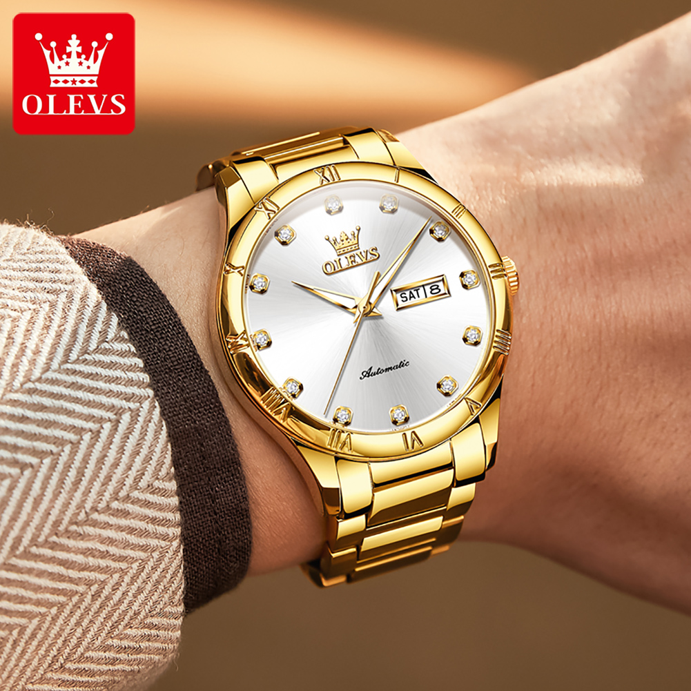 OLEVS Men's Watches Luxury Cas - Luxury Watch For Men recension och pris