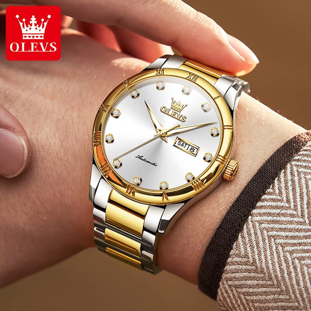 OLEVS Men's Watches Luxury Cas - Luxury Watch For Men recension och pris