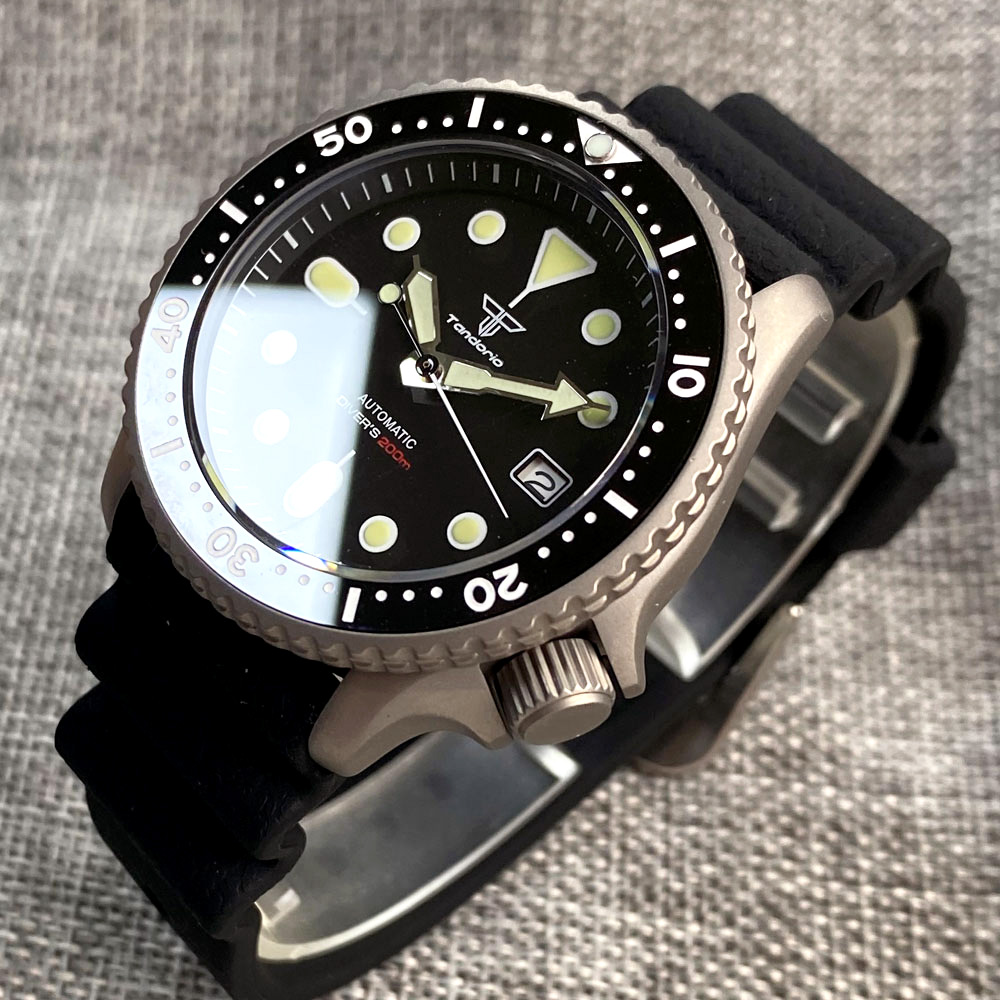 Titanium Diver NH35A Black Aut - Titanium Sport Watch recension och pris