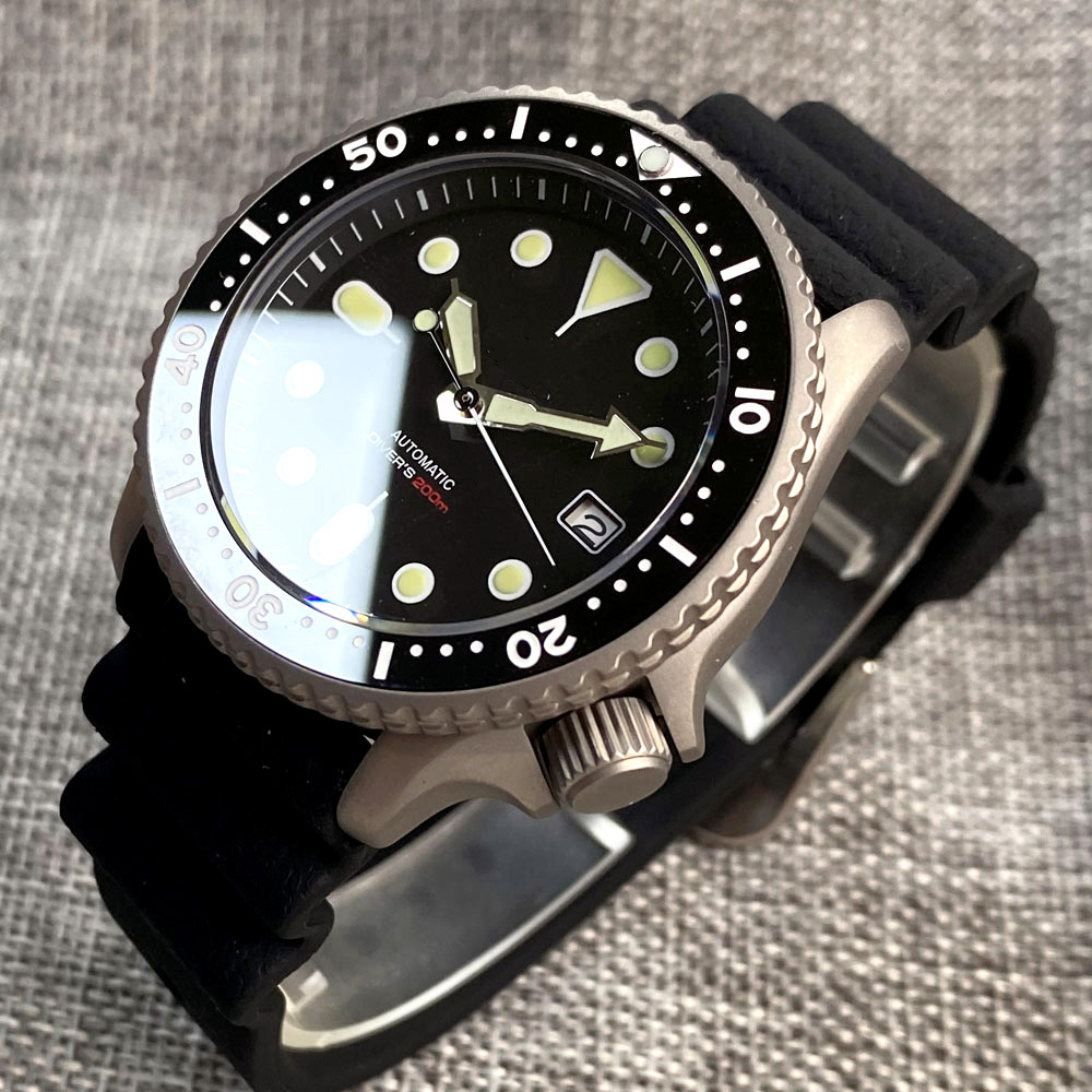 Titanium Diver NH35A Black Aut - Titanium Sport Watch recension och pris