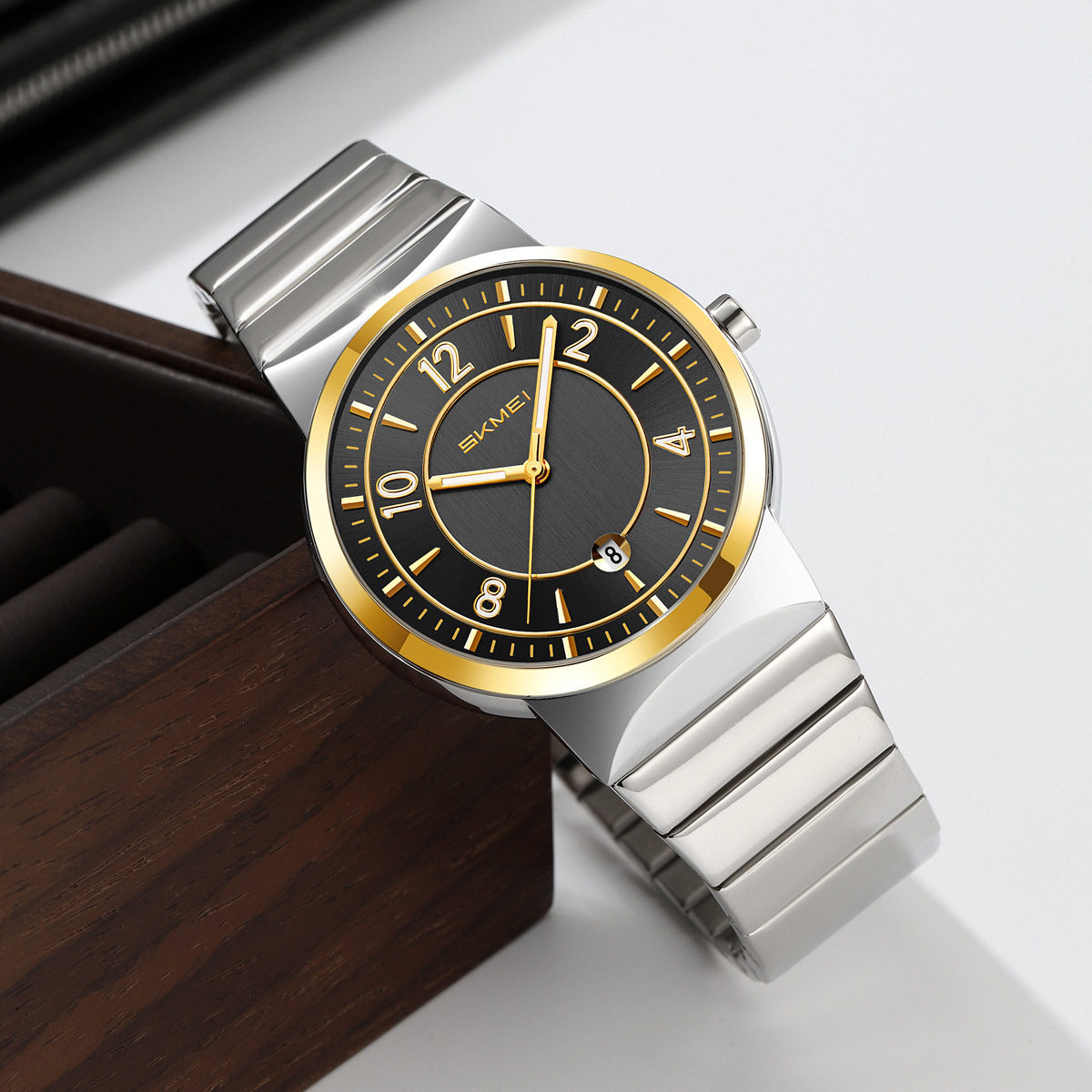 9401 Luxury Mens Steel Band Wa - Luxury Watch Business recension och pris