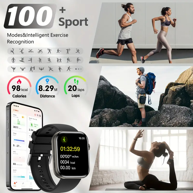 2026 New For iOS Watch Series  - Titanium Sport Watch recension och pris