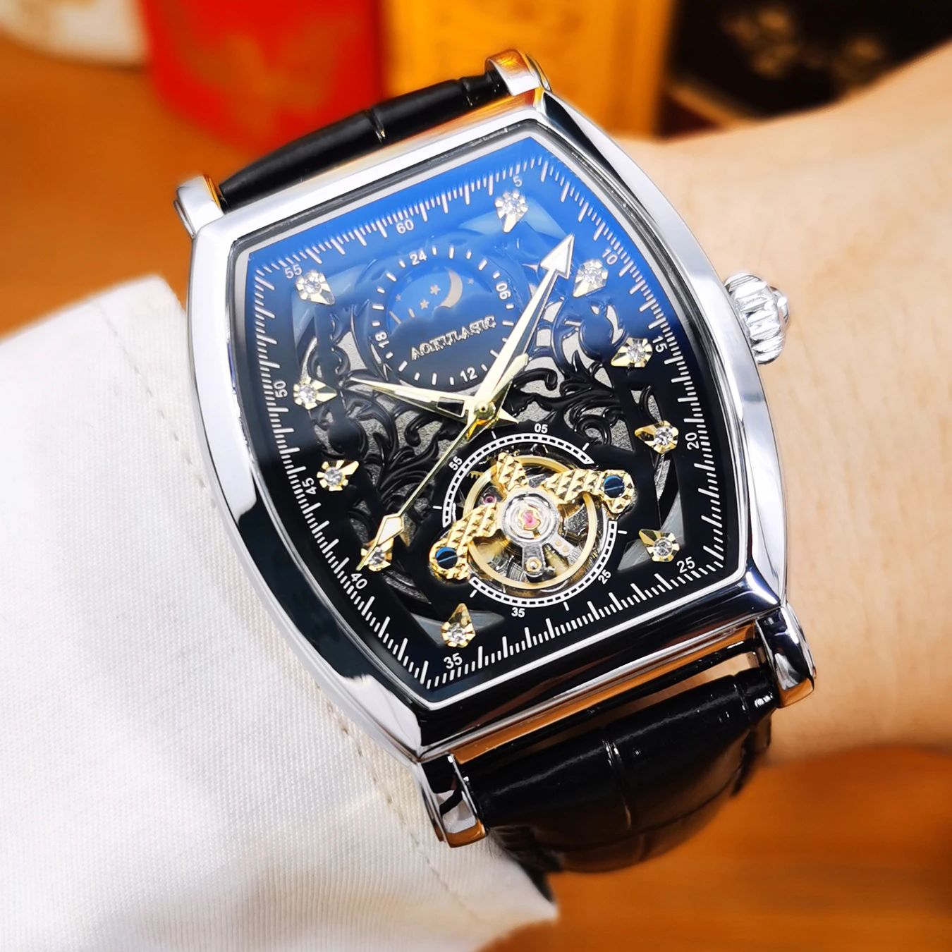 AOKULASIC Tourbillon Iced Out  - Luxury Watch Cartier recension och pris