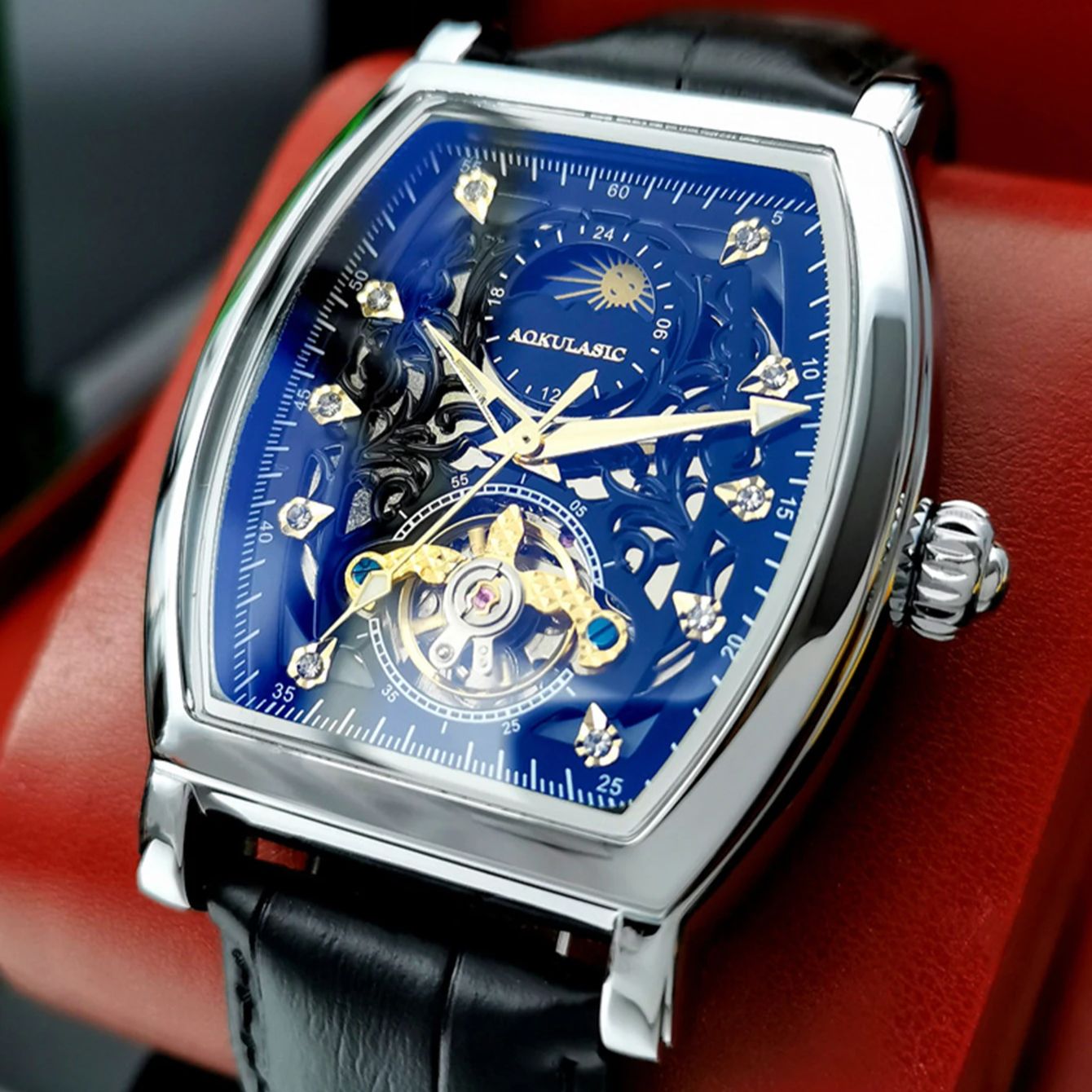 AOKULASIC Tourbillon Iced Out  - Luxury Watch Cartier recension och pris