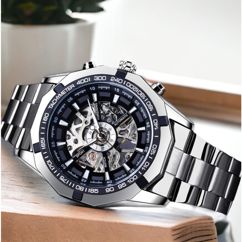FORSINING Brand Automatic Self - Luxury Watch Nice recension och pris
