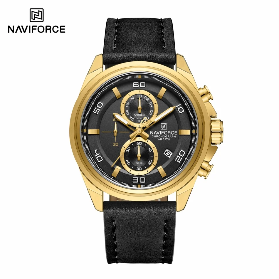 NAVIFORCE  Hands Wristwatches  - Field Watch Military recension och pris