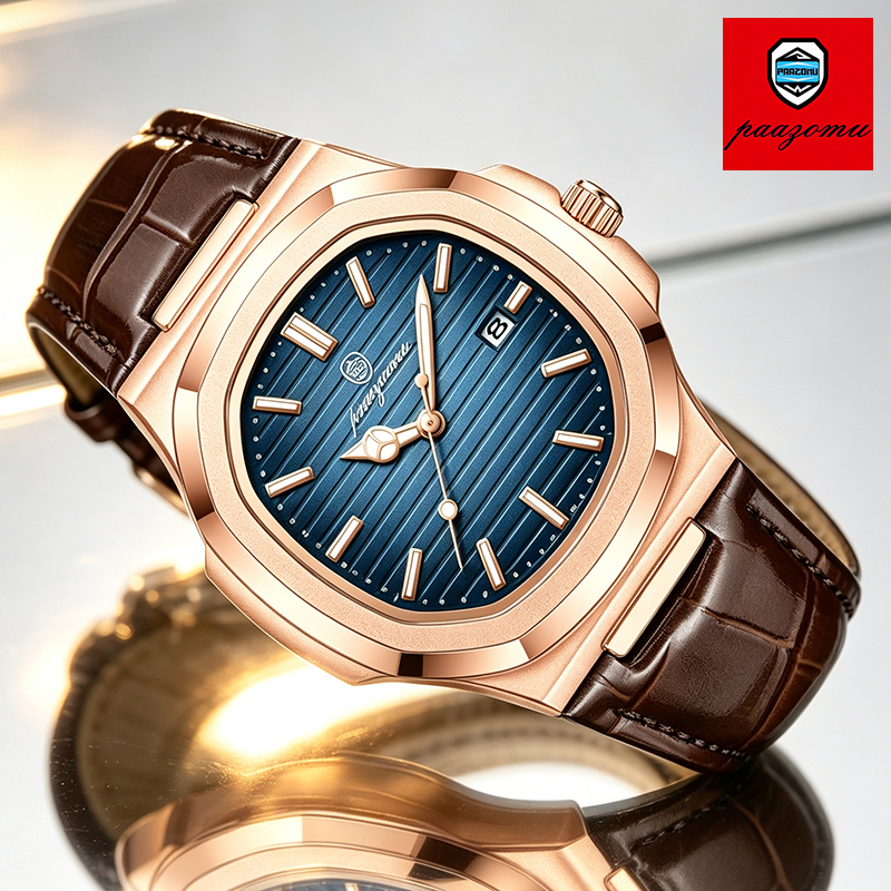 PAAZOMU Top Luxury Square Man  - Luxury Watch Nice recension och pris
