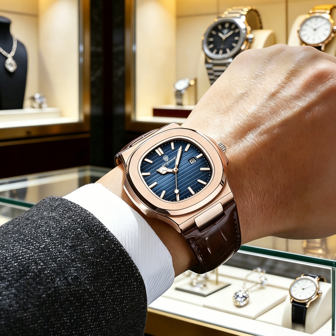 PAAZOMU Top Luxury Square Man  - Luxury Watch Nice recension och pris