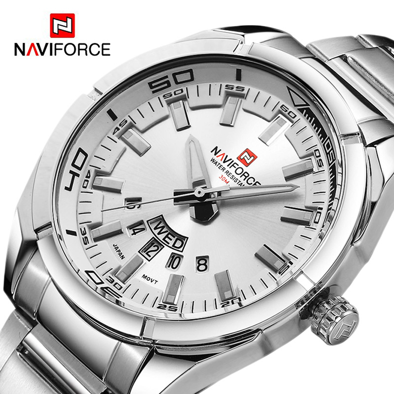NAVIFORCE Brand Men Watches Fu - Field Watch Military recension och pris