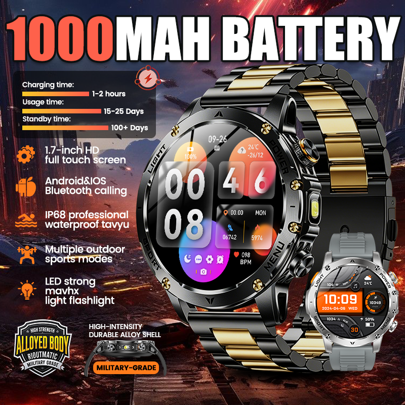 New Outdoor Men's Sports Smart - Titanium Sport Watch recension och pris