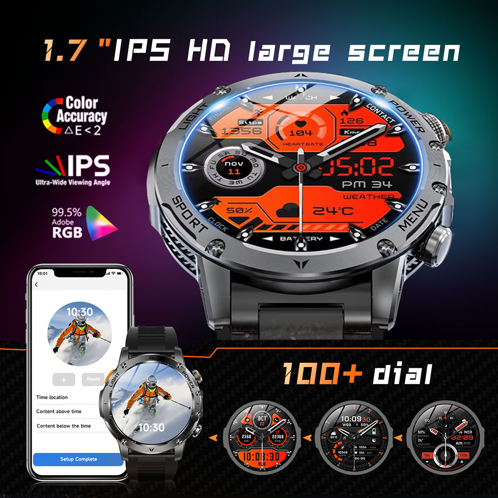 New Outdoor Men's Sports Smart - Titanium Sport Watch recension och pris