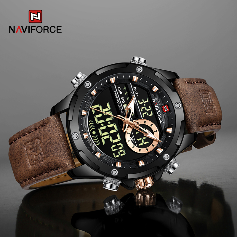 New NAVIFORCE Men Watches Quar - Field Watch Military recension och pris