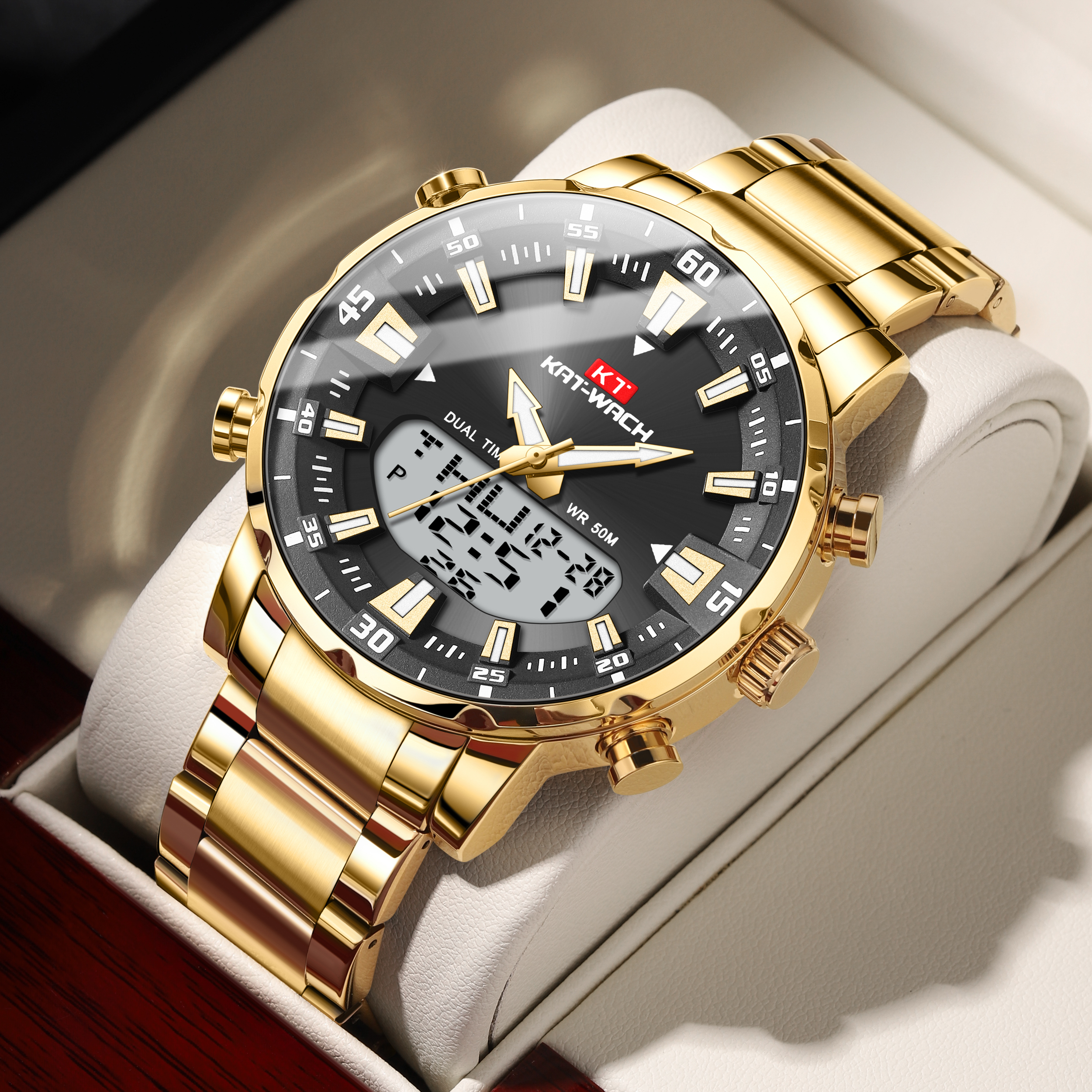 KAT-WACH Luxury Men's Quartz D - Minute Repeater Watch recension och pris