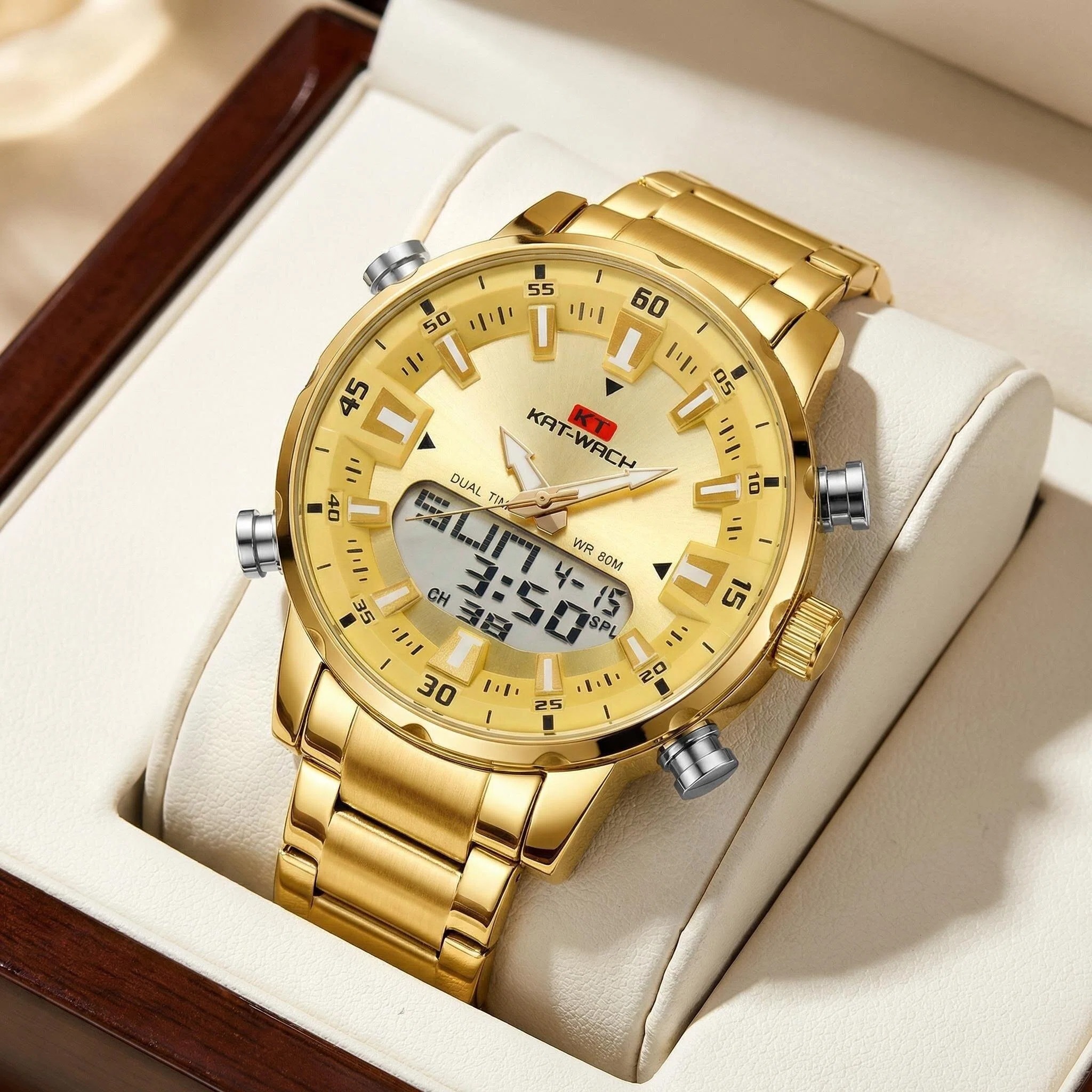 KAT-WACH Luxury Men's Quartz D - Minute Repeater Watch recension och pris
