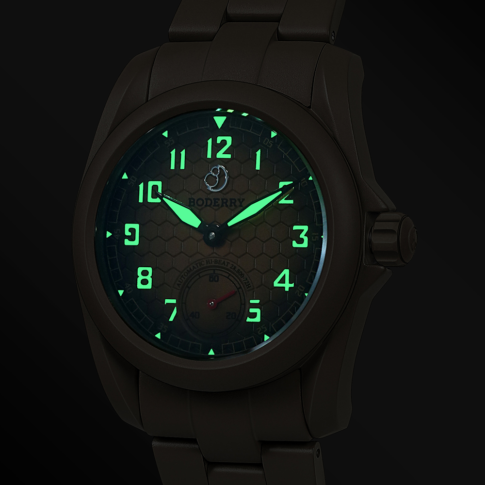 BODERRY Field Watch VOYAGER S7 - Titanium Sport Watch recension och pris