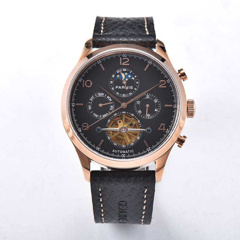 Parnis 43mm White Dial Automat - Minute Repeater Watch recension och pris