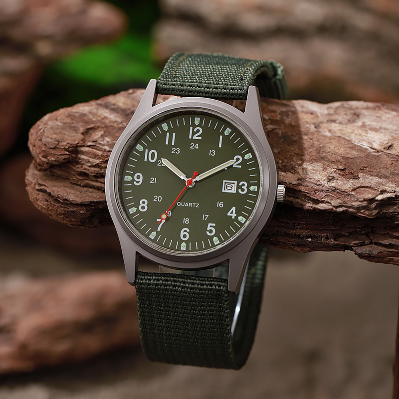 New canvas clothing men's watc - Field Watch Military recension och pris