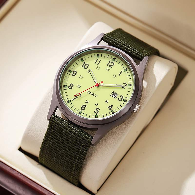 New canvas clothing men's watc - Field Watch Military recension och pris