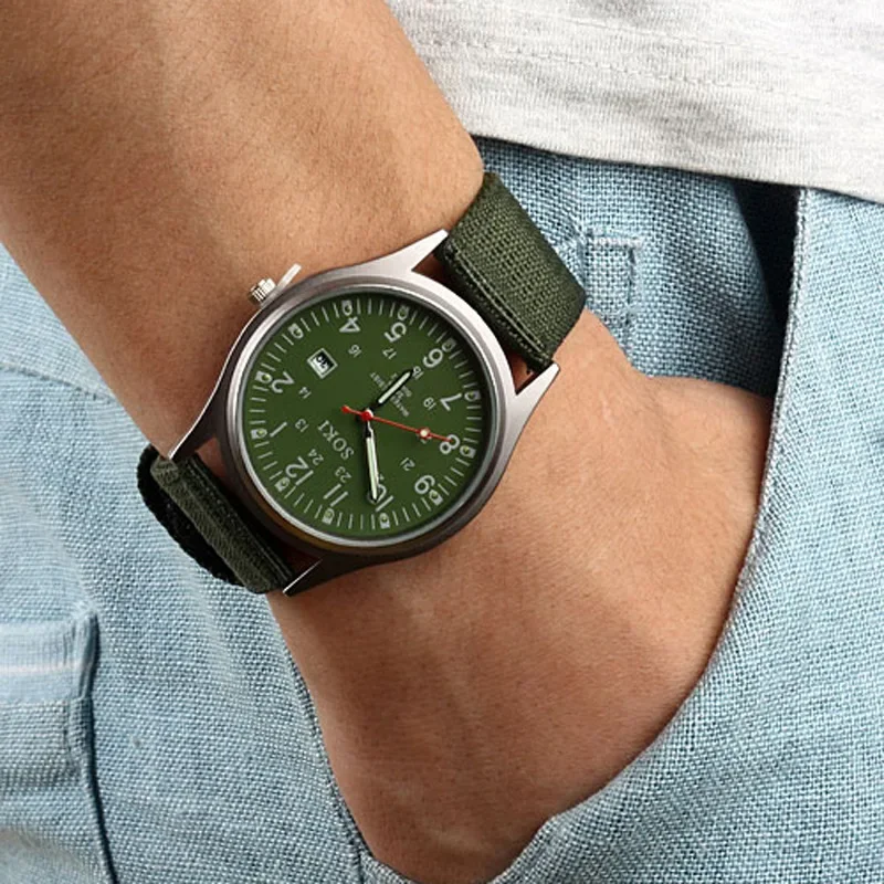 Watch for Men Top Quality Luxu - Field Watch Military recension och pris