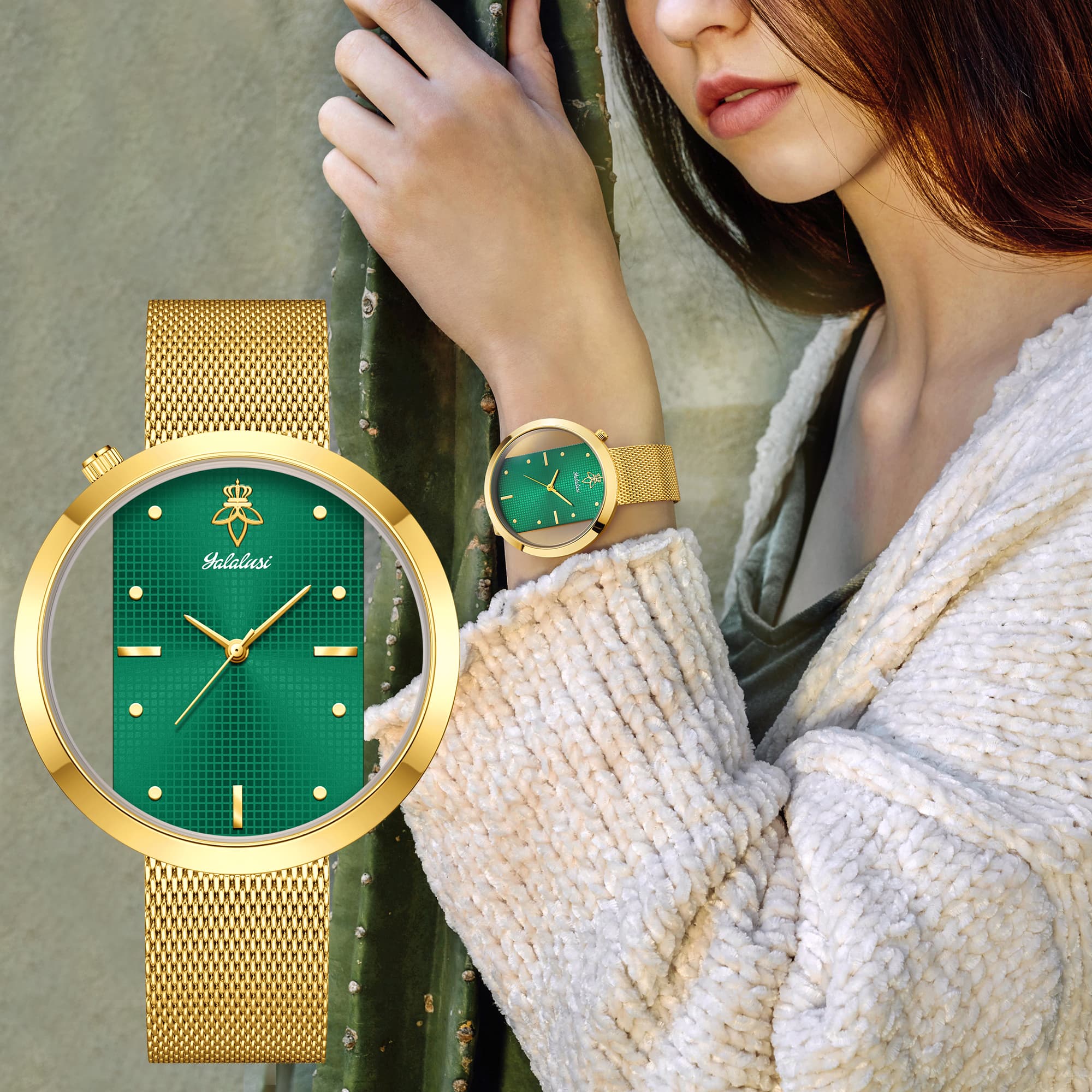 Yalalusi Luxury Women Quartz W - Luxury Watch Gold And Black recension och pris