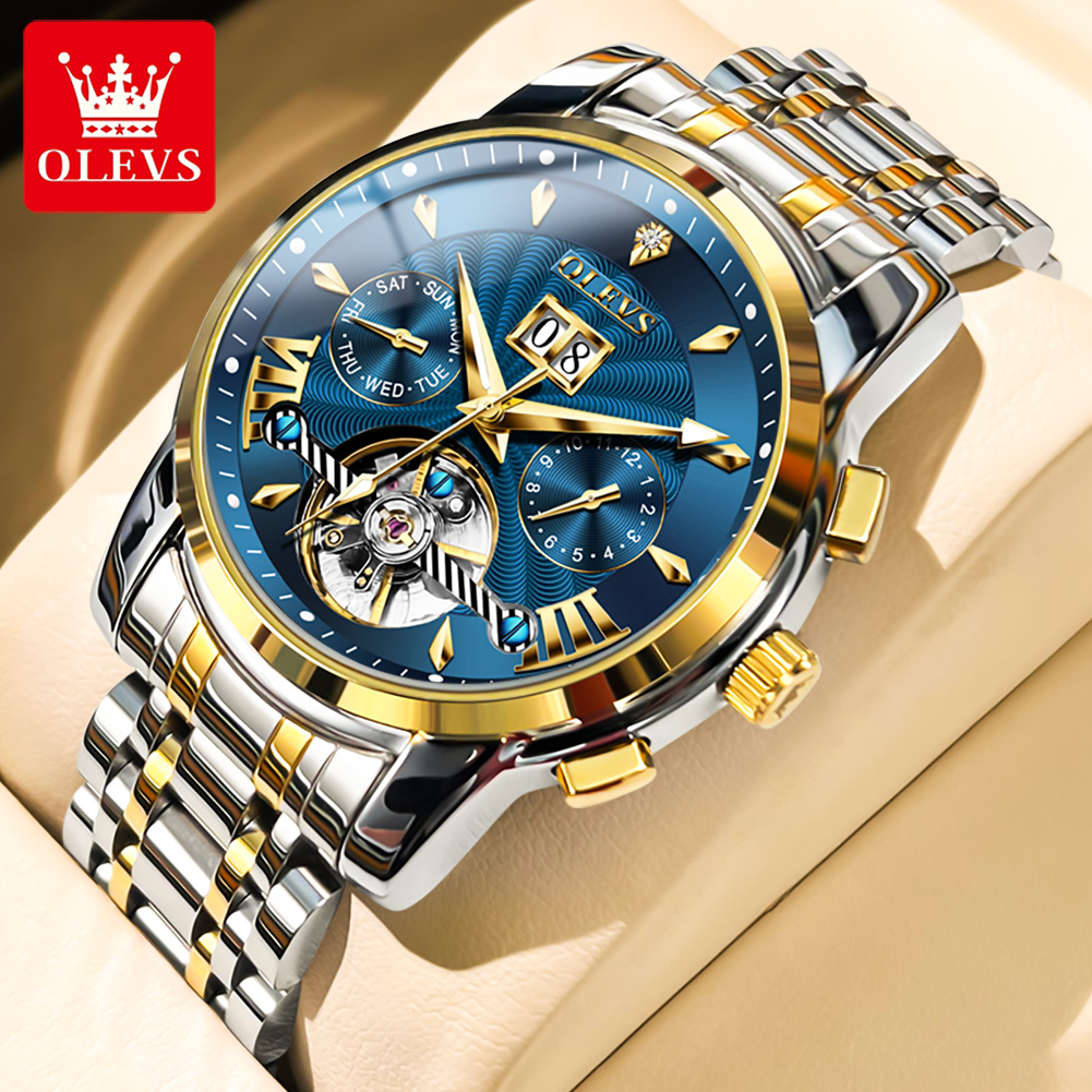 OLEVS Men Watches Luxury Fashi - Luxury Watch Business recension och pris
