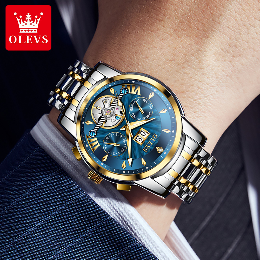 OLEVS Men Watches Luxury Fashi - Luxury Watch Business recension och pris