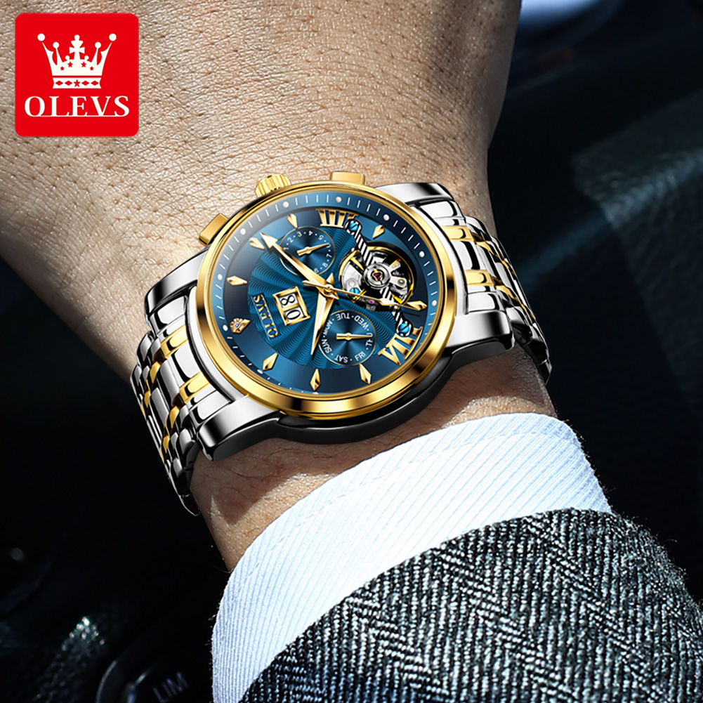 OLEVS Men Watches Luxury Fashi - Luxury Watch Business recension och pris