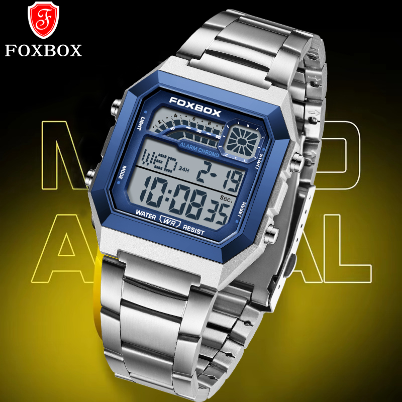 FOXBOX Fashion Luxury Digital  - Luxury Watch For Men recension och pris