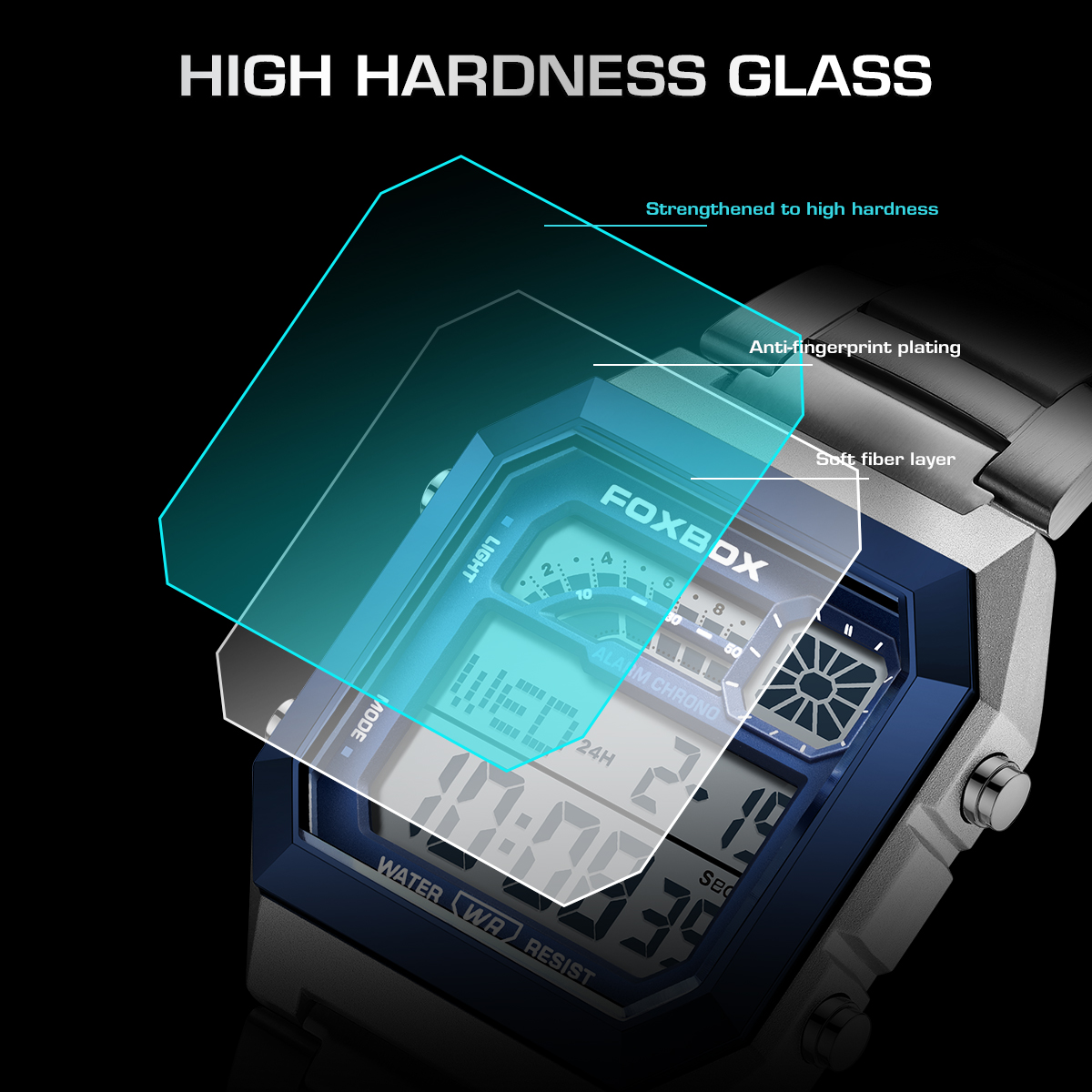 FOXBOX Fashion Luxury Digital  - Luxury Watch For Men recension och pris