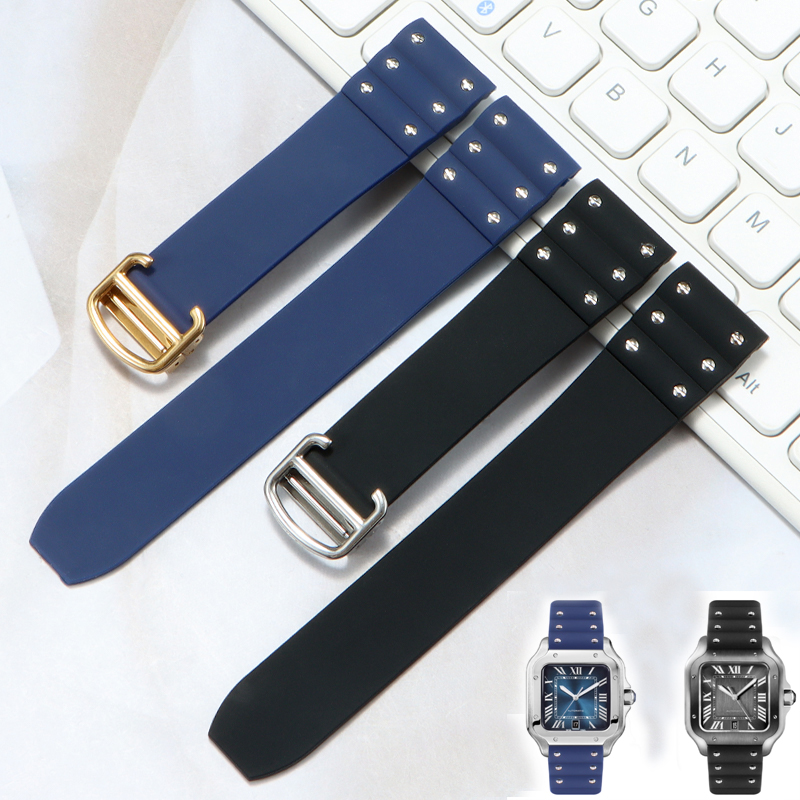 High quality Rubber watchband  - Luxury Watch Cartier recension och pris
