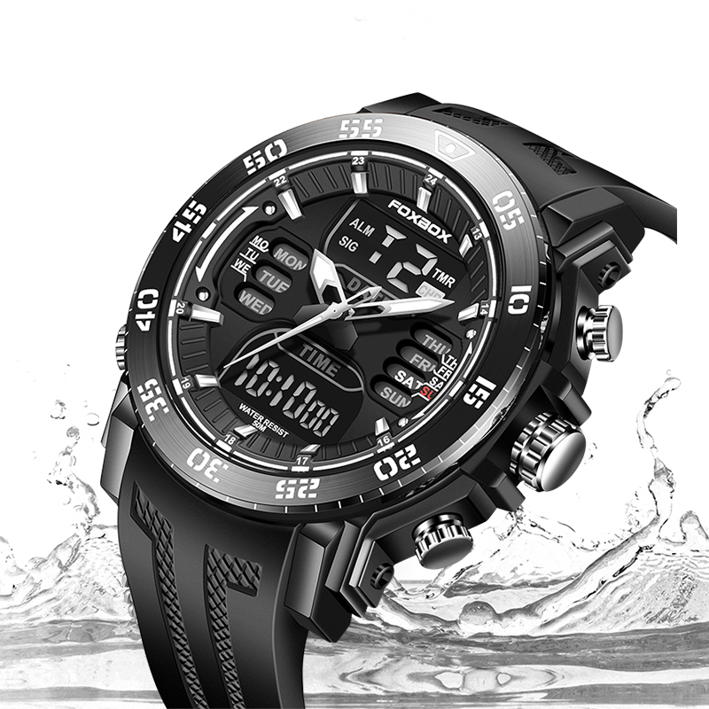 FOXBOX Dual Display Digital Me - Minute Repeater Watch recension och pris