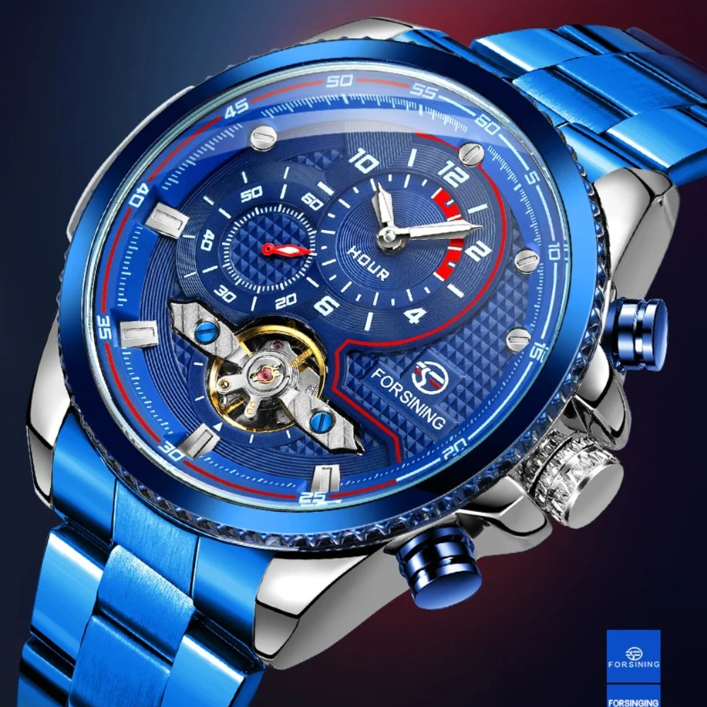 Luxury Brand Blue Male Mechani - Luxury Watch Nice recension och pris