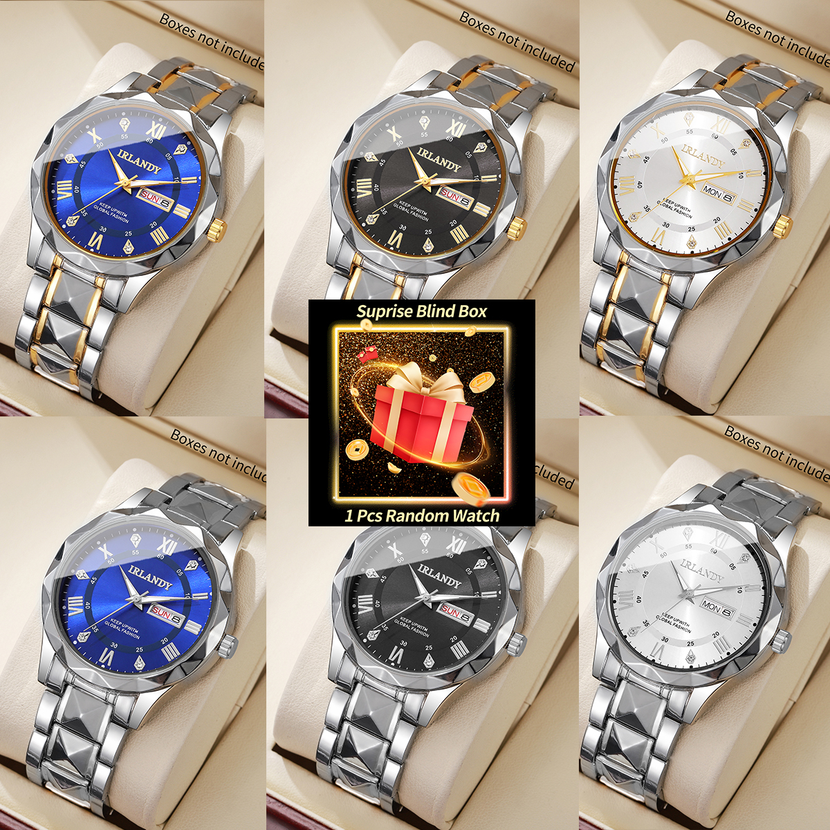 1PC Surprise Mystery Watch Bli - Luxury Watch Business recension och pris