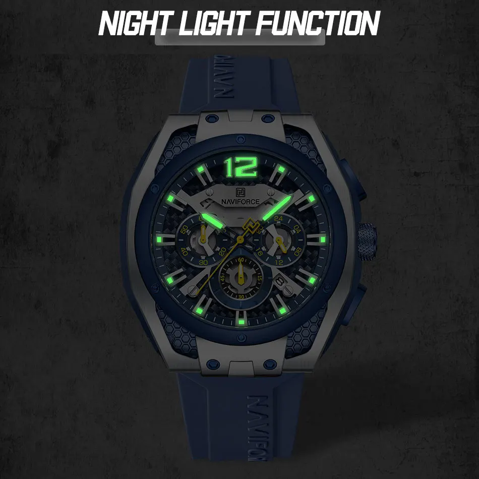 NAVIFORCE 8063 Top Brand Men Q - Field Watch Military recension och pris