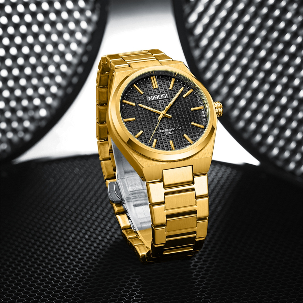 Man Brand Luxury Watch Gold Bl - Luxury Watch Gold And Black recension och pris