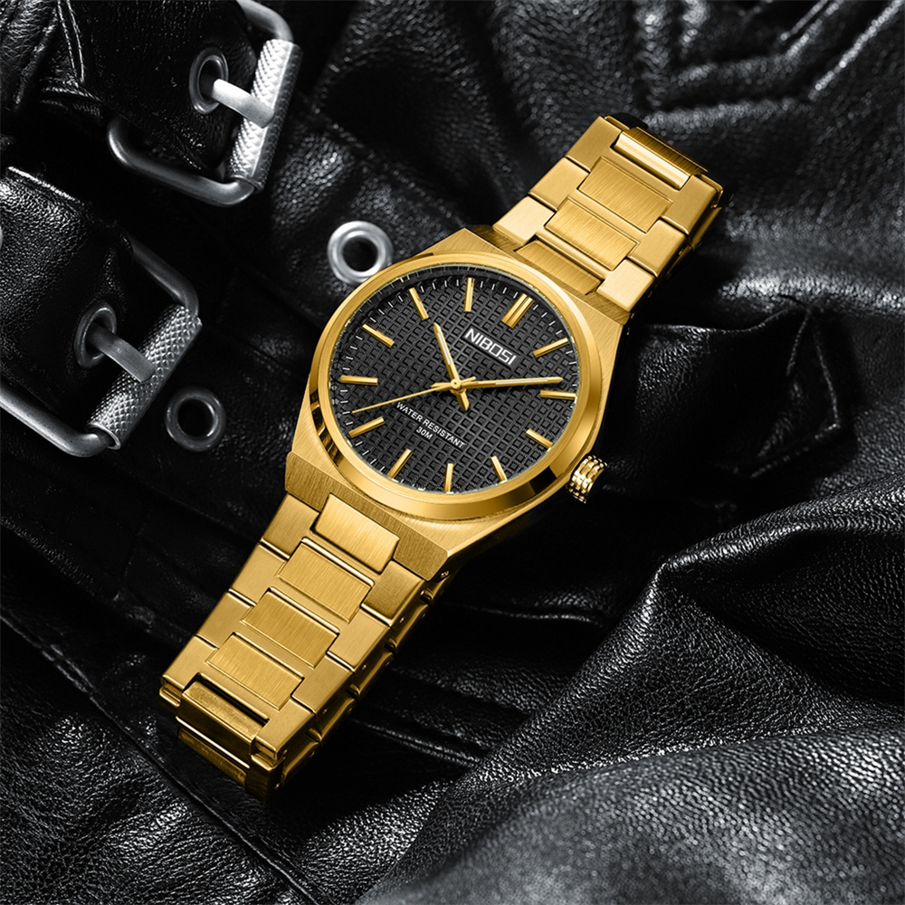 Man Brand Luxury Watch Gold Bl - Luxury Watch Gold And Black recension och pris