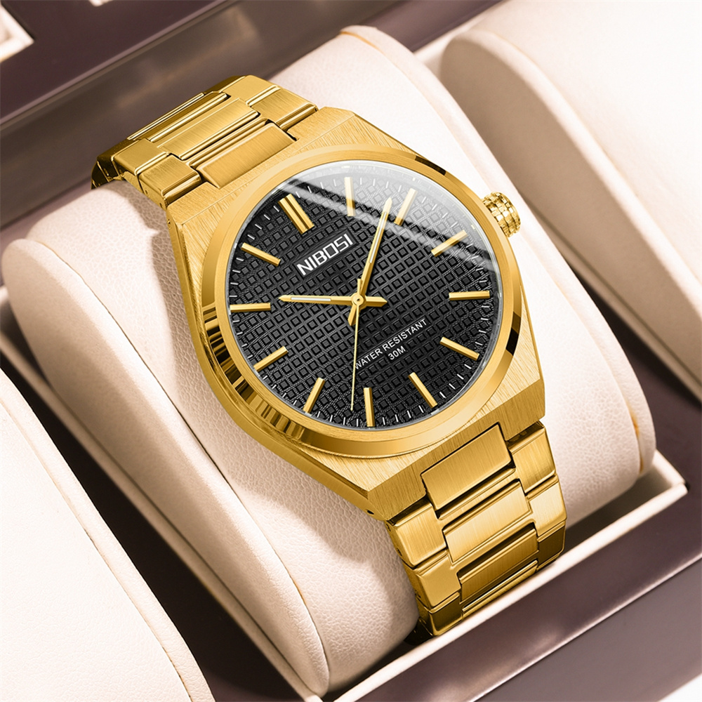Man Brand Luxury Watch Gold Bl - Luxury Watch Gold And Black recension och pris