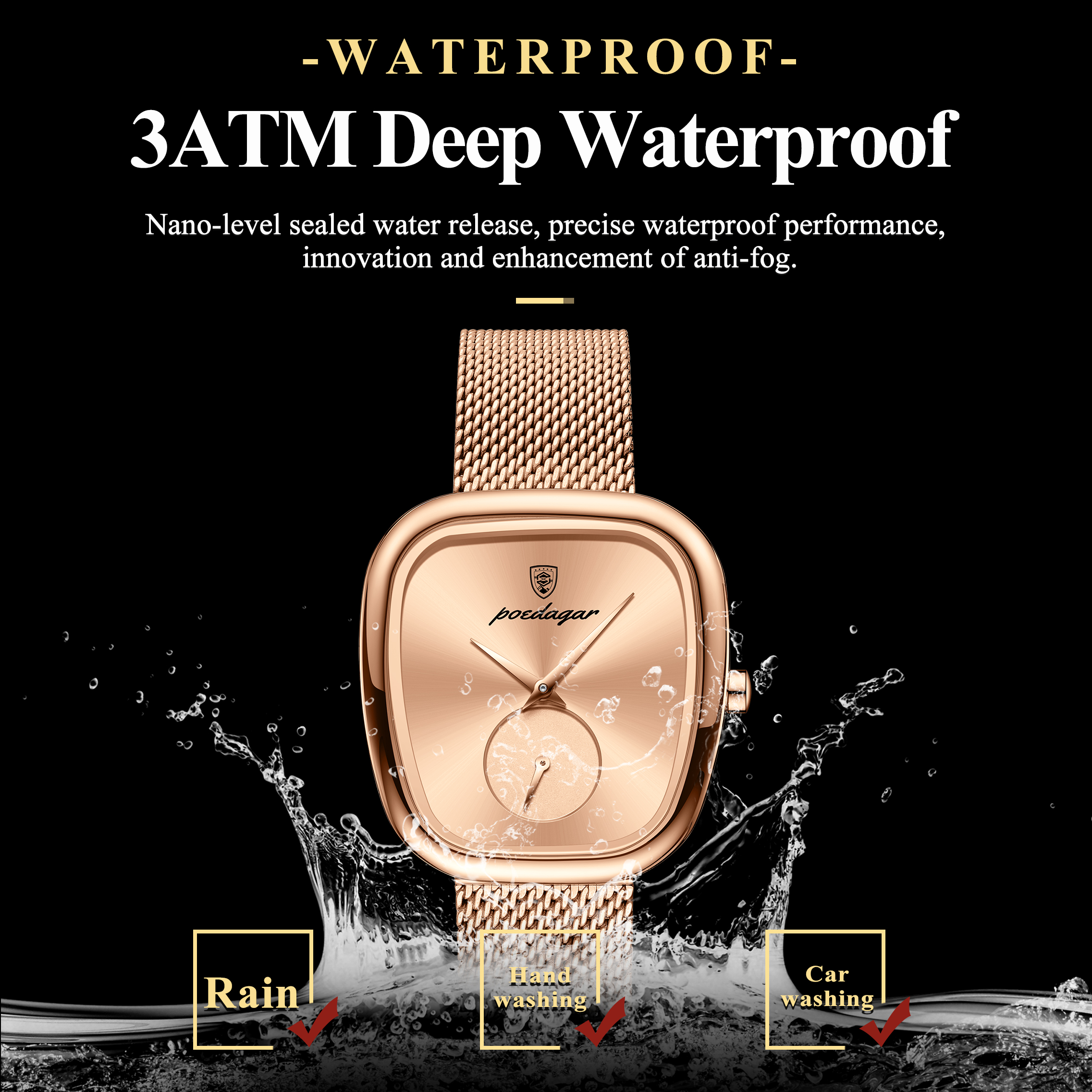 POEDAGAR Luxury Brand Woman Wa - Luxury Watch Brand For Women recension och pris
